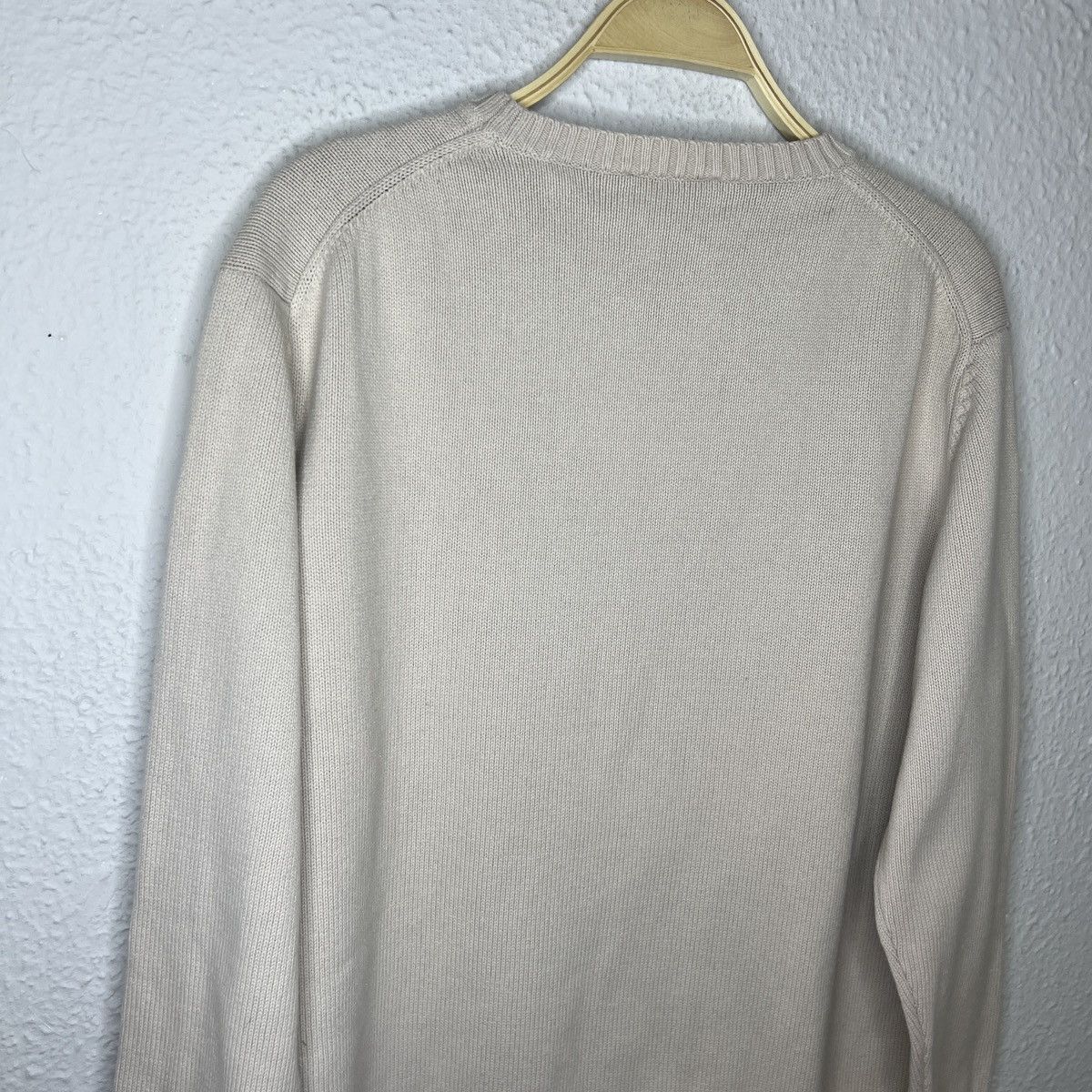 Designer × Yves Saint Laurent Yves Saint Laurent YSL Jumper Sweater Knitwear Beige Size US L / EU 52-54 / 3 - 8 Thumbnail