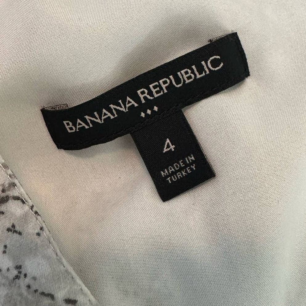 Banana Republic Banana Republic snake print sleeveless belted dress size 4 Size S / US 4 / IT 40 - 3 Thumbnail