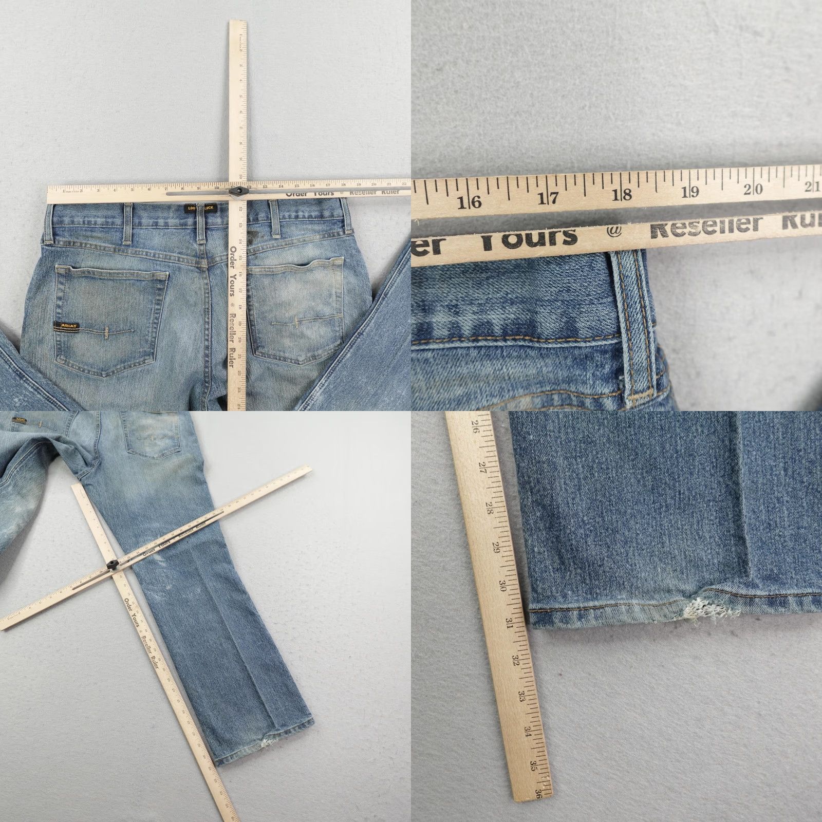 Ariat Ariat Jeans Mens 38x32 Blue Rebar M4 Durastar Relaxed Bootcut Denim Work Denim Doors? Size US 38 / EU 54 - 8 Thumbnail