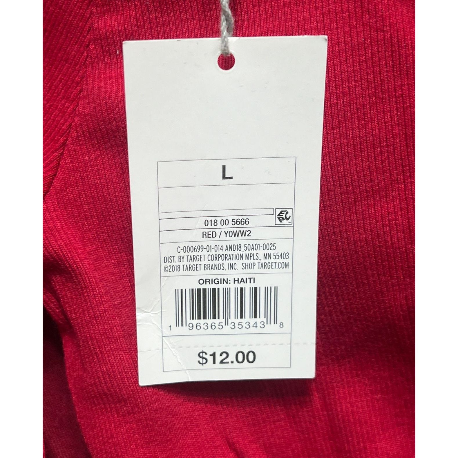 Other A New Day - Women's Long Sleeve Blouse - Red - Large Size L / US 10 / IT 46 - 8 Thumbnail