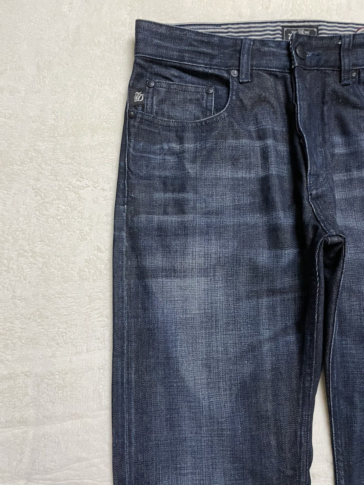 7Diamonds Vintage 7 Diamonds Mudwash Dark Jeans Size US 32 / EU 48 - 4 Thumbnail
