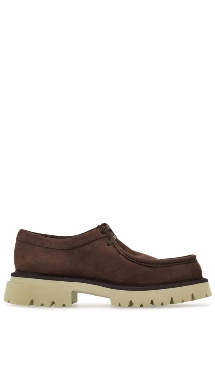 Salvatore Ferragamo o1s1rm1024 Leather Derby Shoes in Dark Brown Size US 9 / EU 42 - 1 Thumbnail