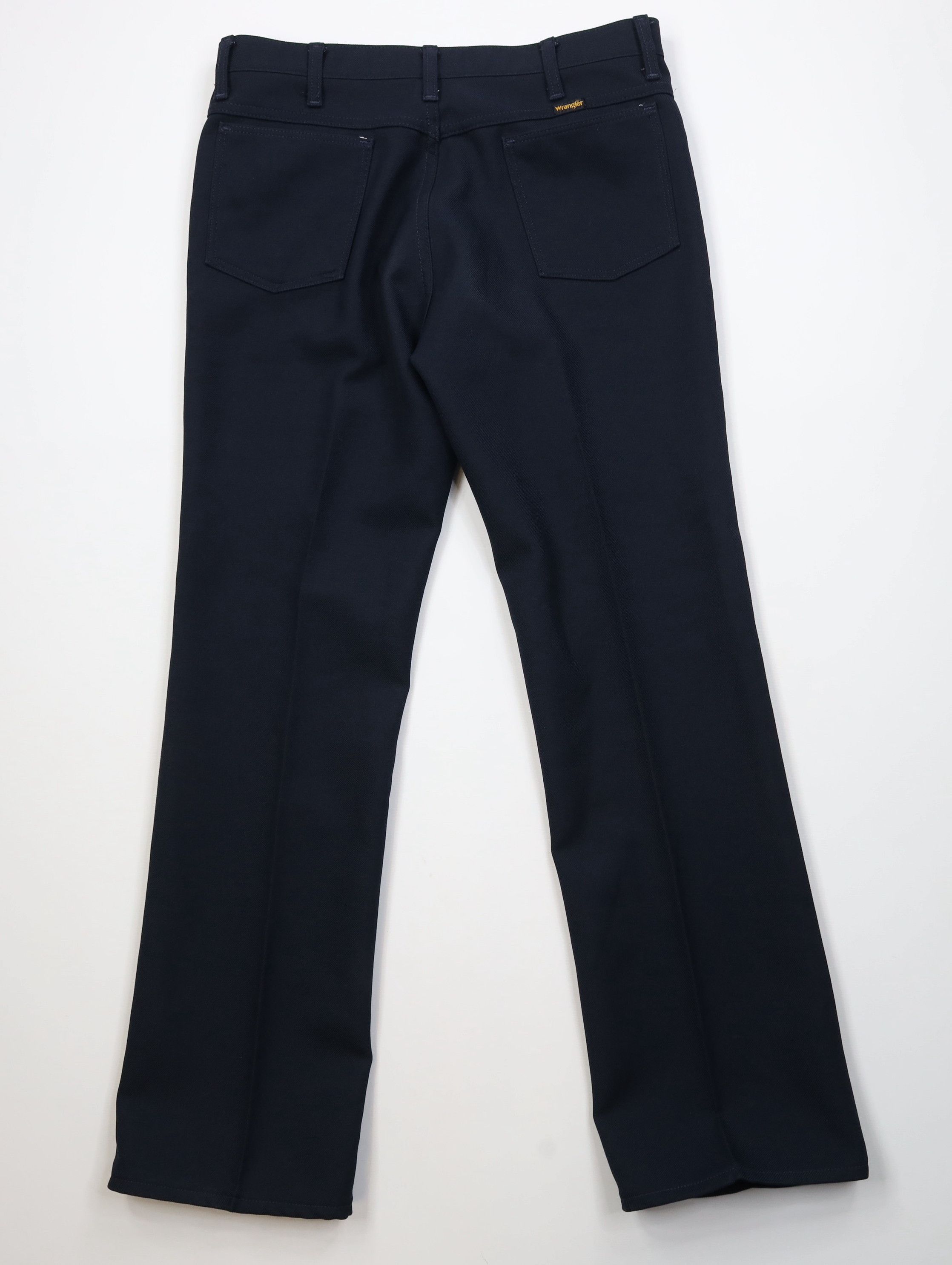 Wrangler Vintage 90s Wrangler Flared Wide Leg Chino Pants Blue USA Size US 34 / EU 50 - 9 Thumbnail