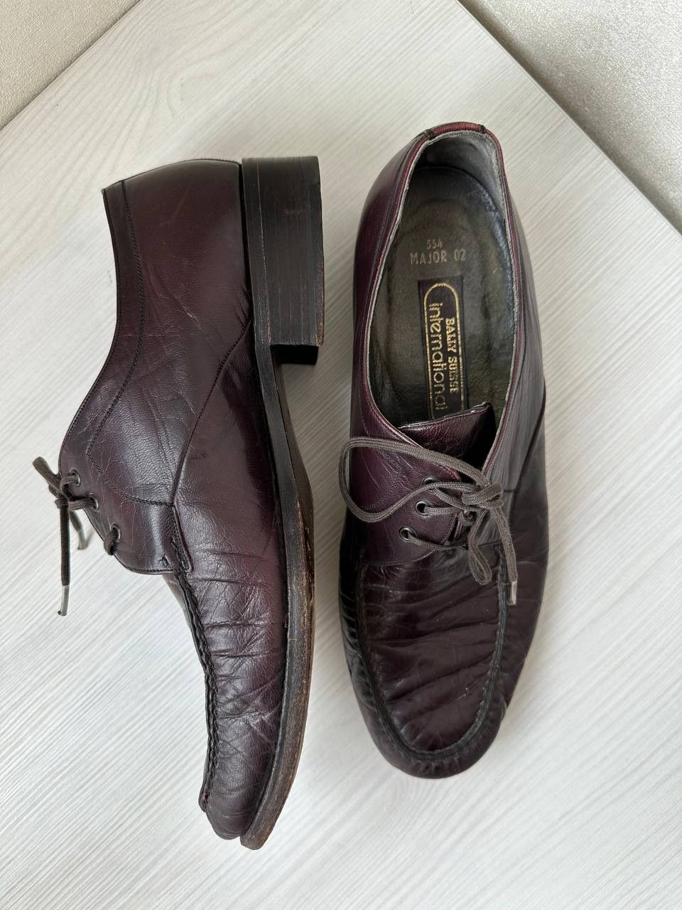 Bally Bally Suisse Major 02 554 Oxford Leather Shoes Size 9 Size US 9 / EU 42 - 5 Thumbnail