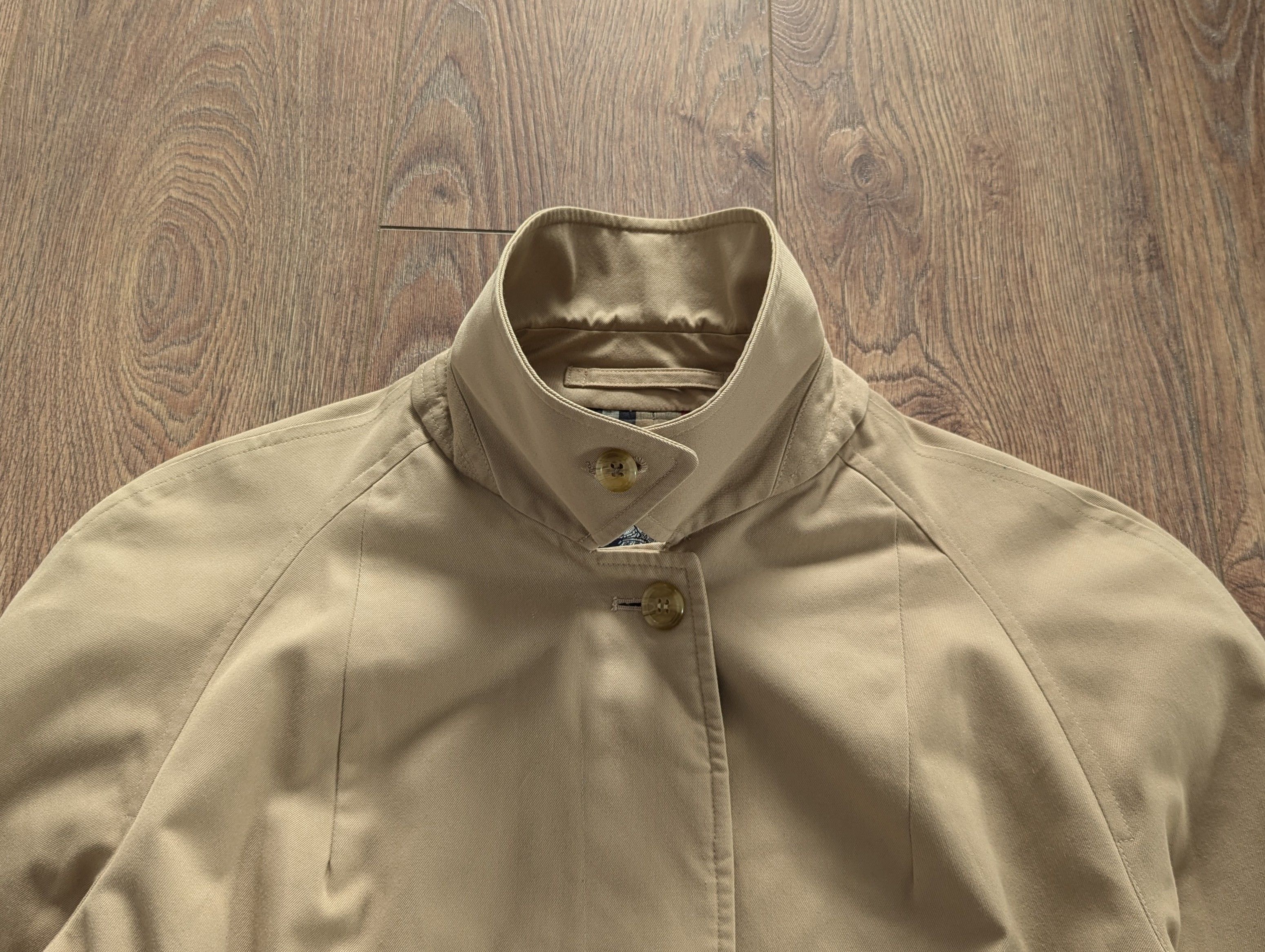 Burberry × Vintage Vintage Burberrys Womens Long Coat Nova Check MadeInEngland Size L / US 10 / IT 46 - 23 Thumbnail