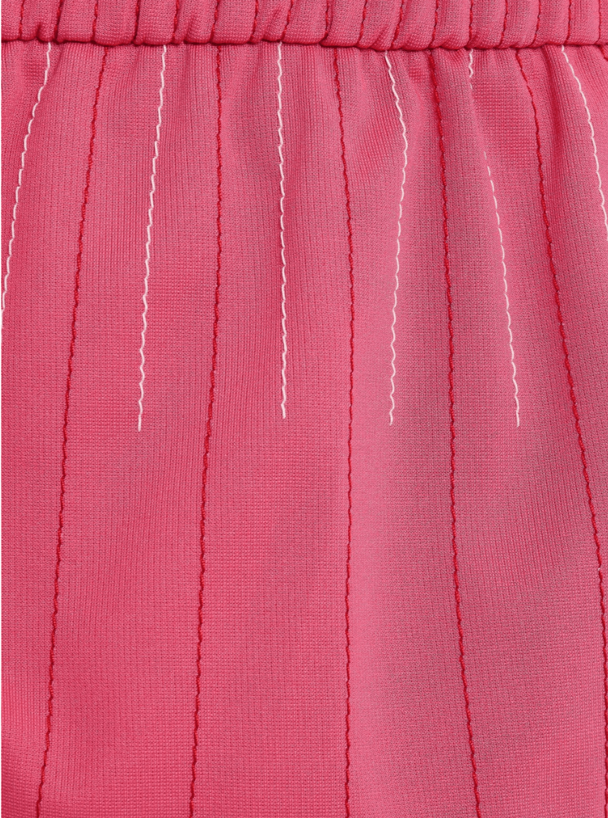 Valentino Topstitched jersey mini skirt pink Size 30" / US 8 / IT 44 - 2 Thumbnail