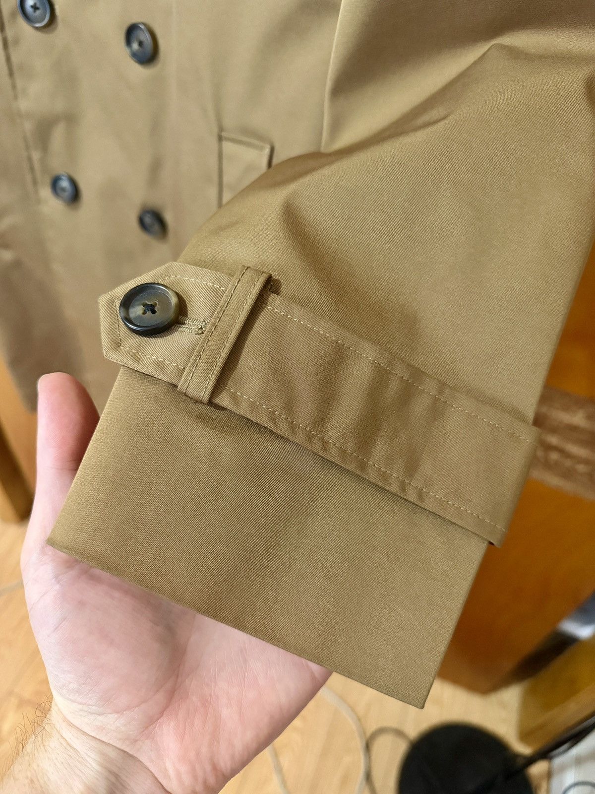 Other Men's Luxury Brown Double Breasted Lined Rain Trench Coat Size US M / EU 48-50 / 2 - 2 Thumbnail