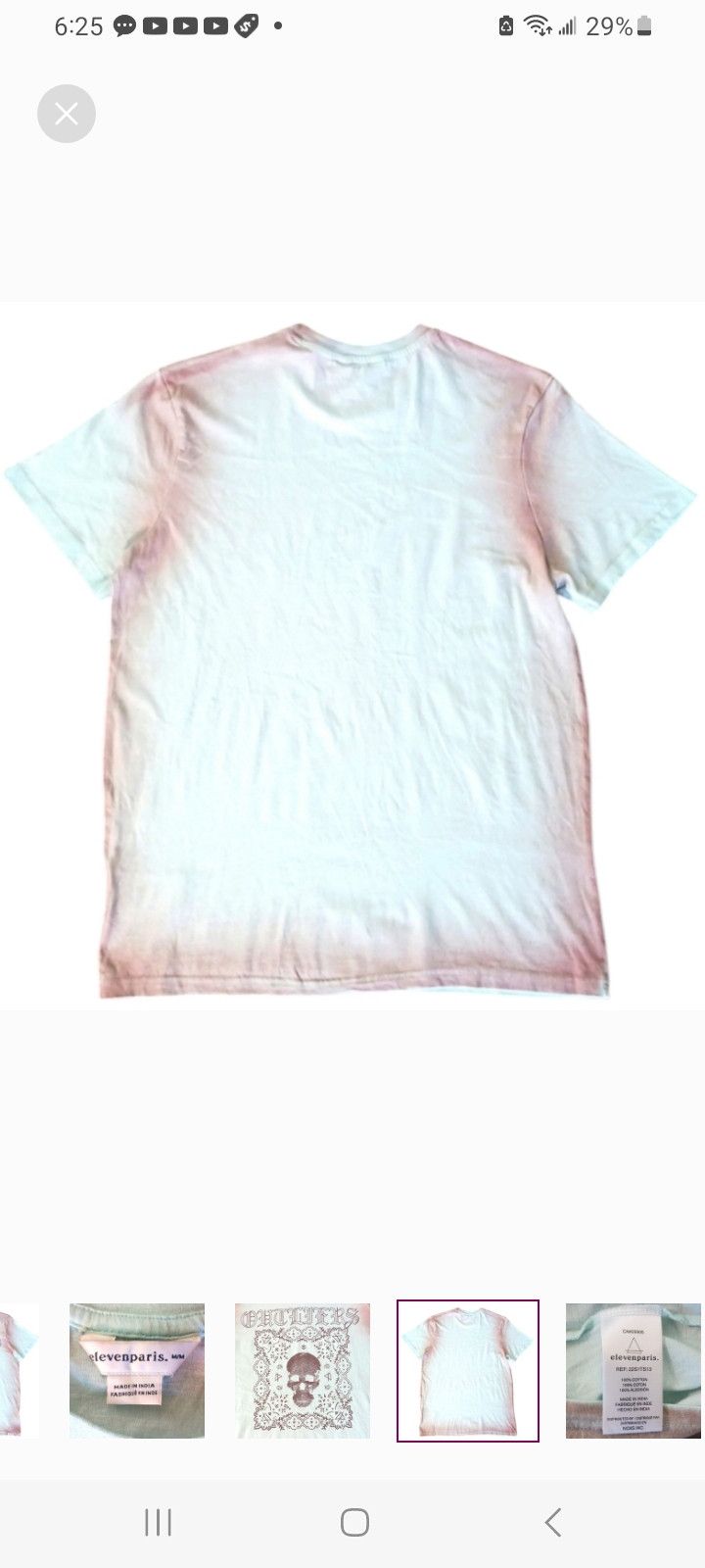 Eleven Paris Eleven Paris Knit Spray T-Shirt (ICY MORN SPRAY) Size US M / EU 48-50 / 2 - 4 Thumbnail