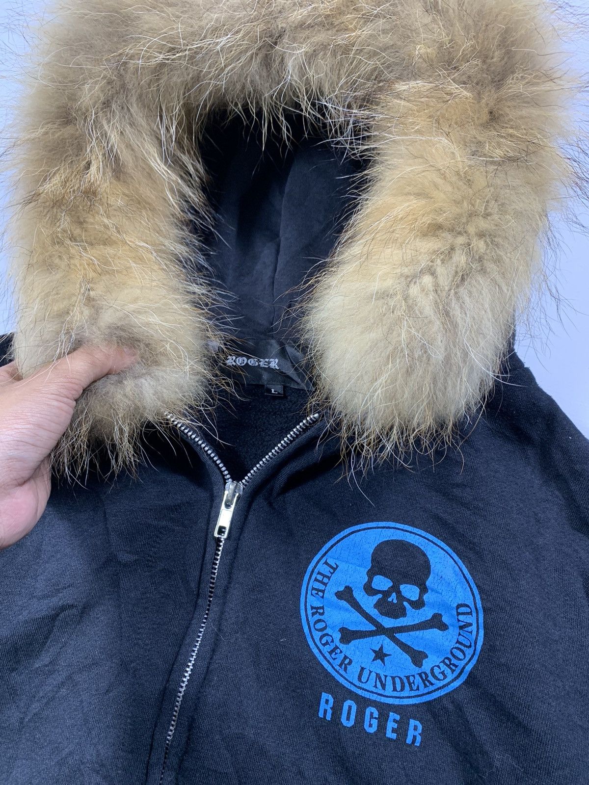 If Six Was Nine The Roger UnderGround fur zip hoodie if6w9 LgB style Size US M / EU 48-50 / 2 - 3 Thumbnail
