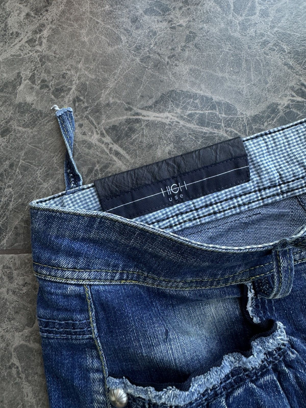 Vintage High Everyday Couture Distressed Jeans Italy Carpenter Cargo Size 34" / US 12 / IT 48 - 11 Thumbnail
