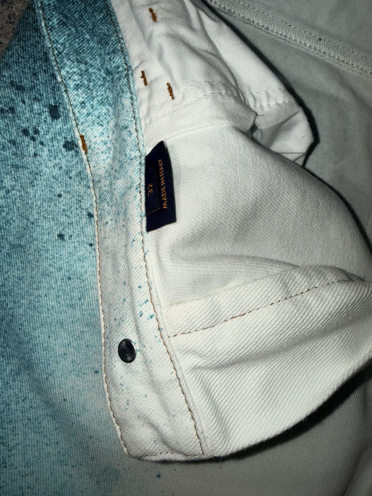 Louis Vuitton Louis Vuitton - white and blue denim Size US 32 / EU 48 - 8 Thumbnail