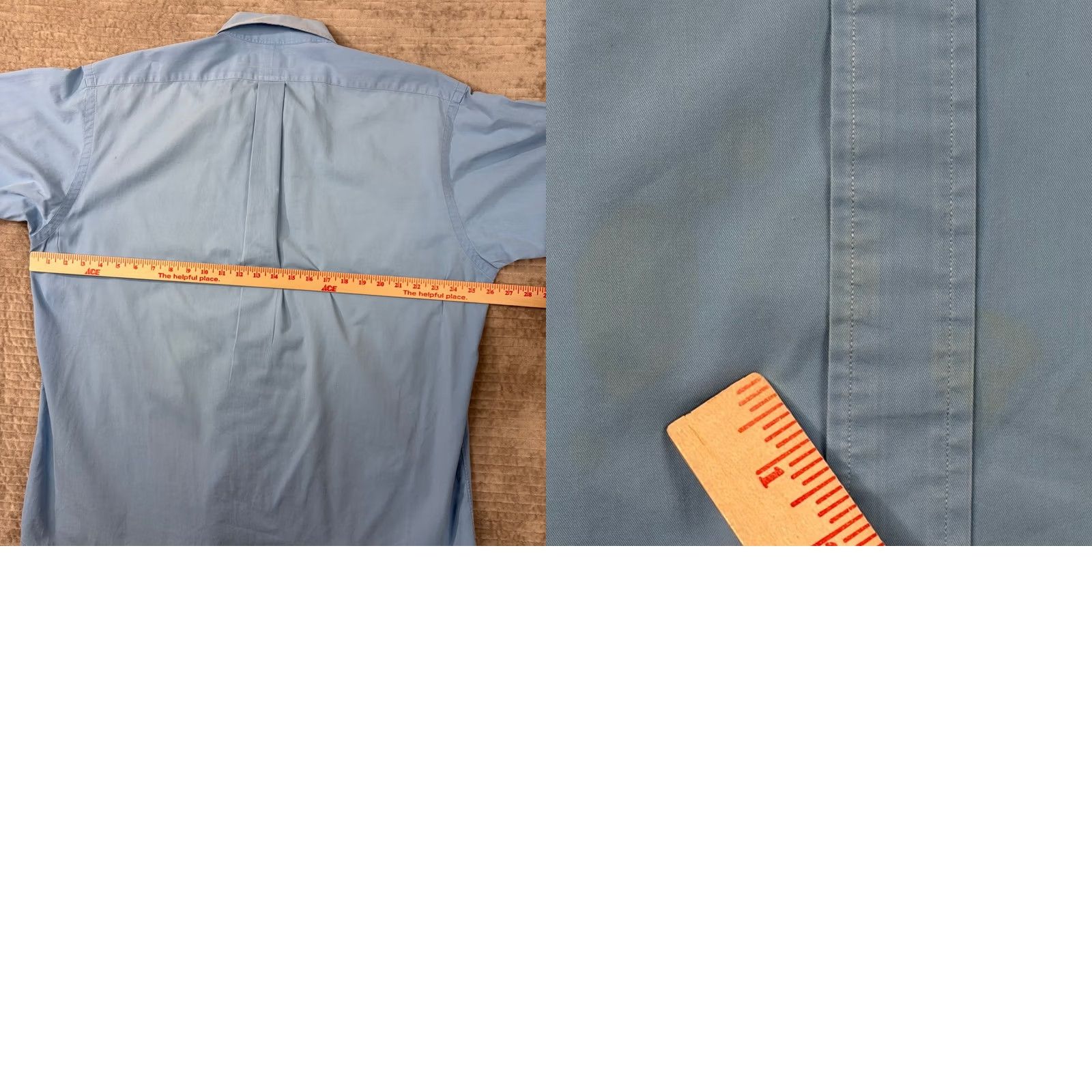 Polo Ralph Lauren Polo Ralph Lauren Shirt Mens L Blue Blake Light Cotton Button Down Long Sleeve Size US L / EU 52-54 / 3 - 8 Thumbnail