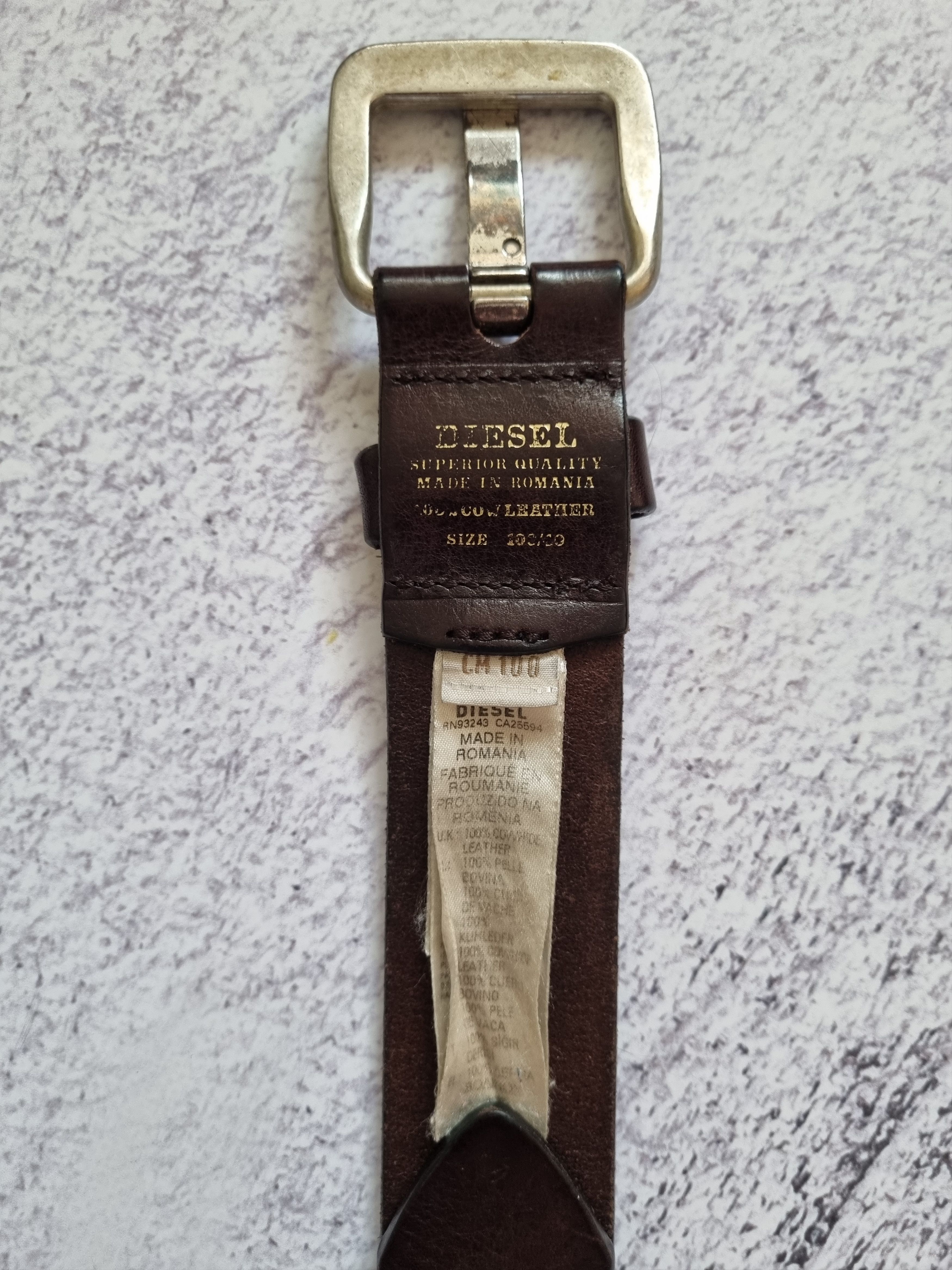 Diesel Vintage Diesel Genuine Leather Belt Avant Garde Size ONE SIZE - 9 Thumbnail