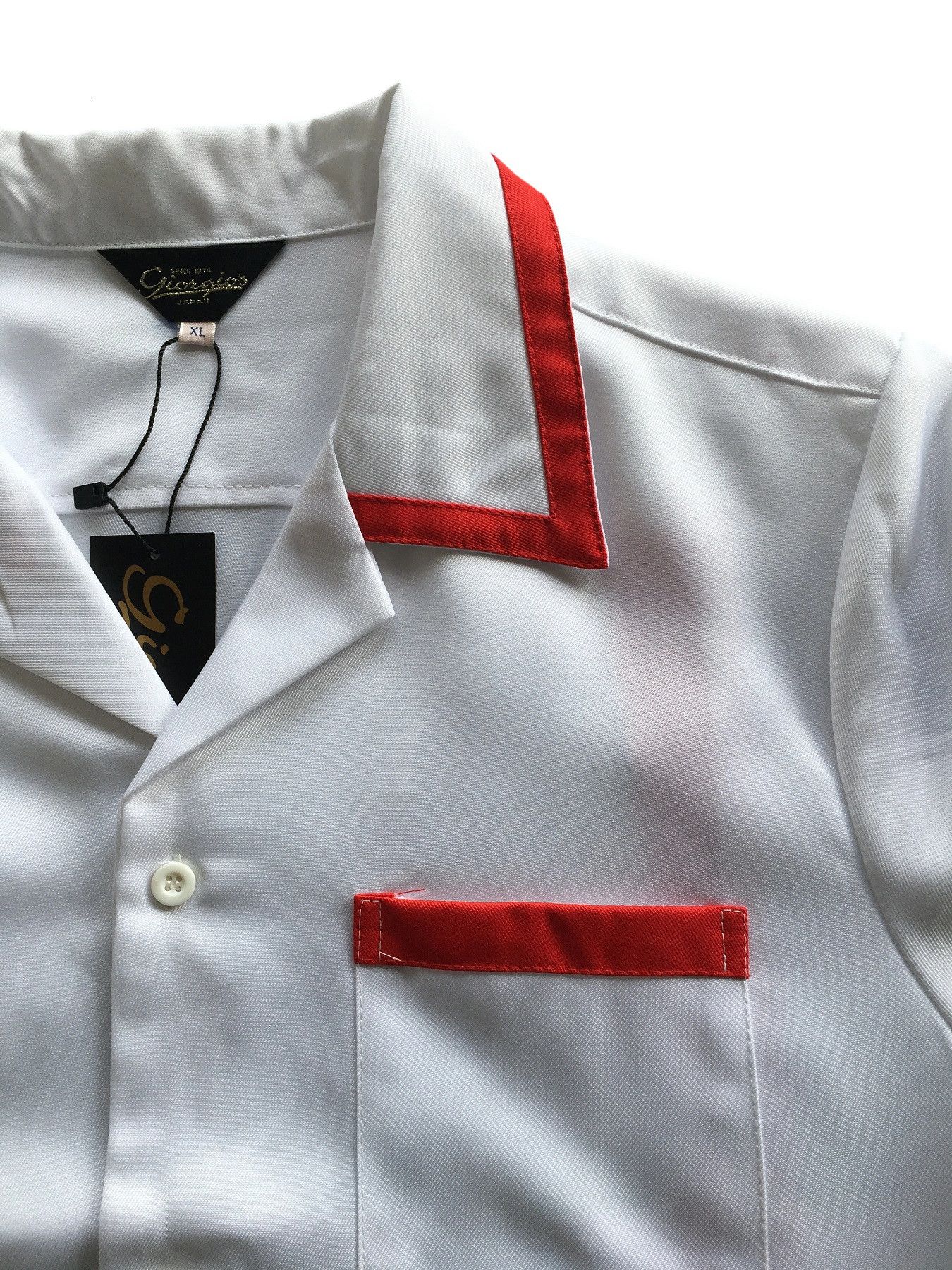 Other Vintage Design Short Sleeve Men Casual Shirt-White Size US XL / EU 56 / 4 - 5 Thumbnail