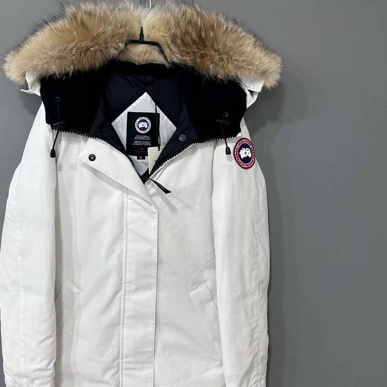 Canada Goose Canada Goose Polaris White Parker fur S down jacket Size S / US 4 / IT 40 - 2 Thumbnail