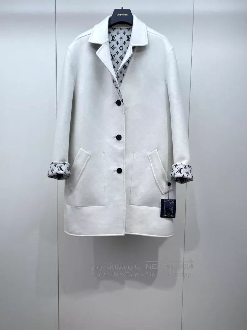 Louis Vuitton Louis Vuitton Double-faced cashmere overcoat with presbyop Size S / US 4 / IT 40 - 3 Thumbnail