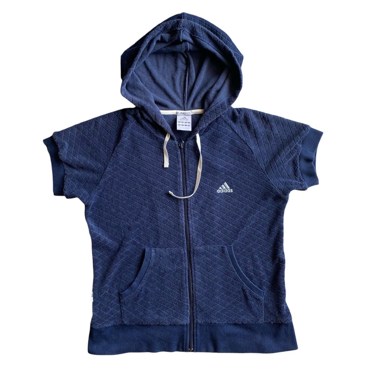 Adidas Adidas Sweater Hooded Short Sleeve Size S / US 4 / IT 40 - 1 Thumbnail