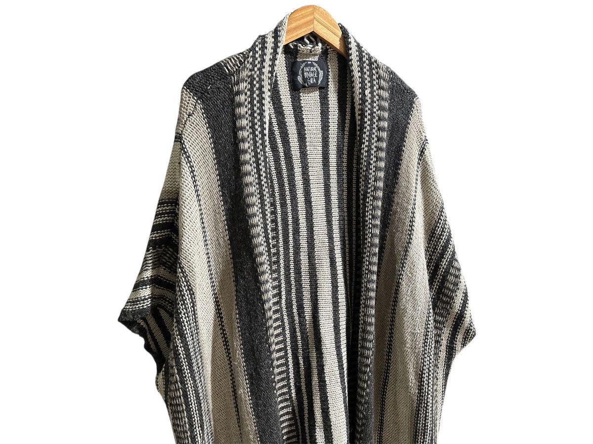 GOA 🔥Y2K Archived Goa Fringed Knitted Poncho Capes Size US XL / EU 56 / 4 - 2 Thumbnail