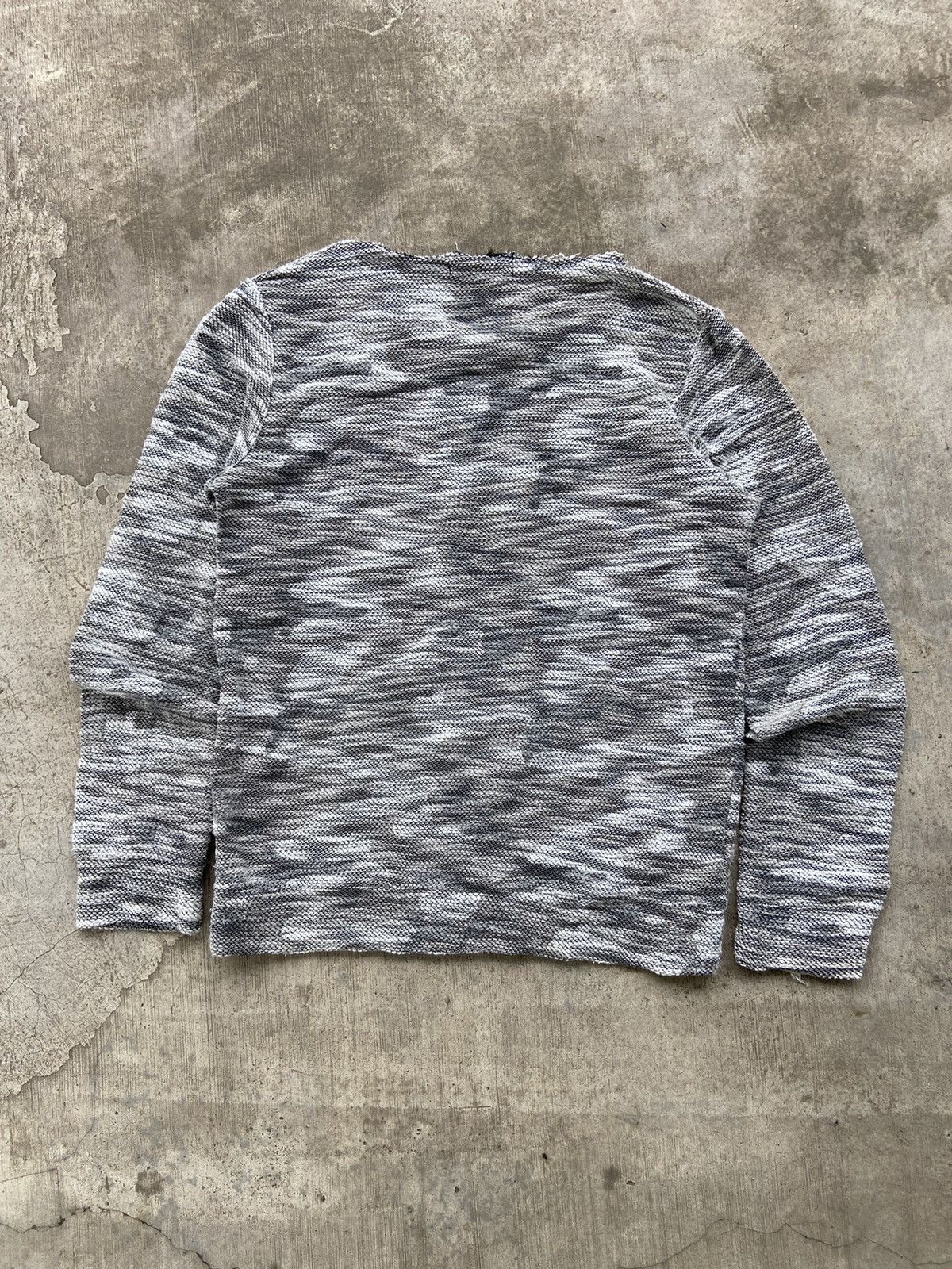 In The Attic Vintage In The Attic Homme Hand Woven Knitted Long Sleeve Size US L / EU 52-54 / 3 - 6 Thumbnail