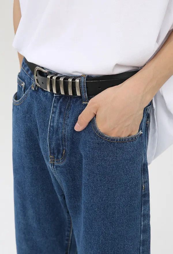 Japanese Brand Megumi x Mayu Blue trendy casual straight jeans Size US 32 / EU 48 - 4 Thumbnail