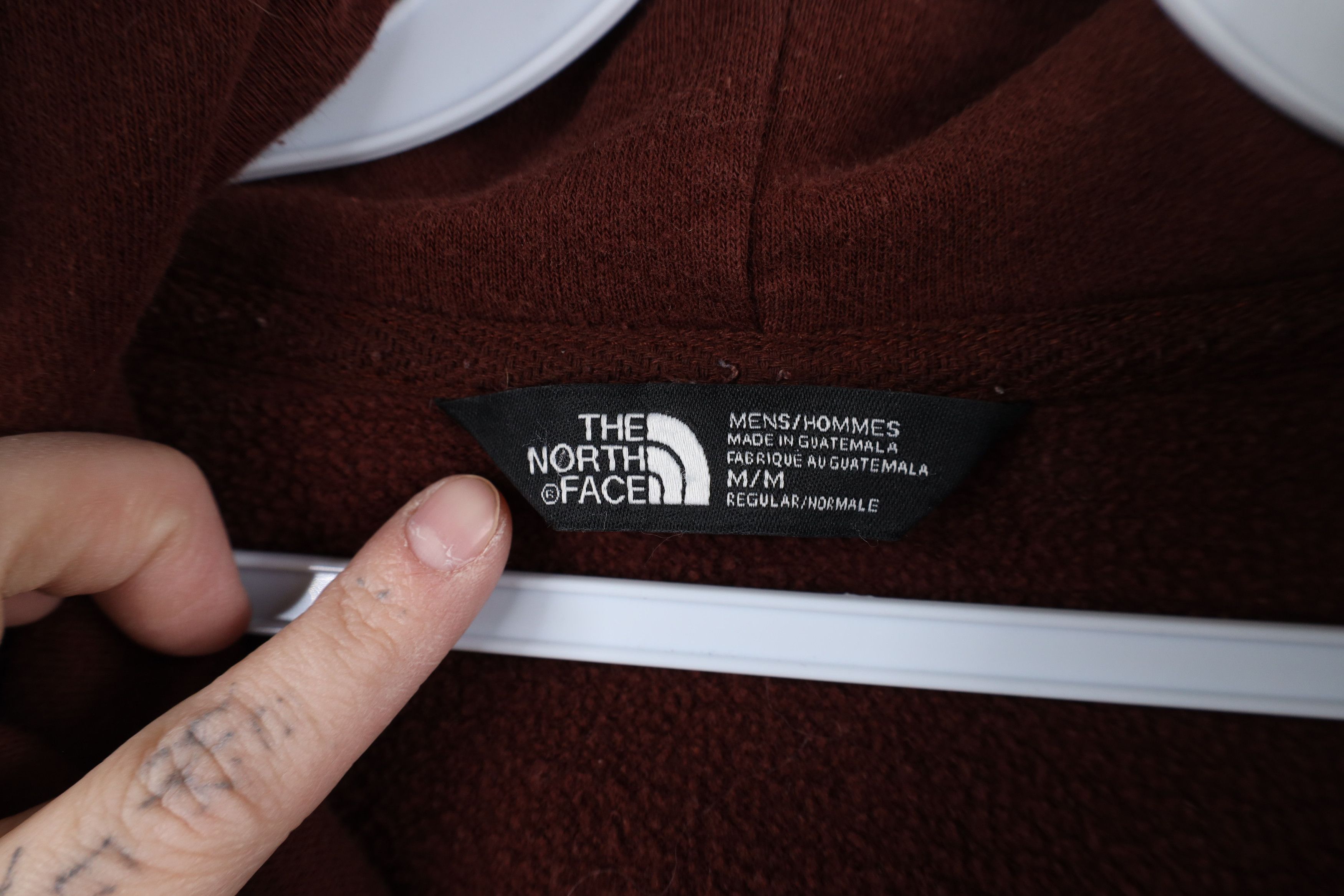 The North Face × Vintage Vintage The North Face Spell Out Big Logo Hoodie Brown Size US M / EU 48-50 / 2 - 9 Thumbnail