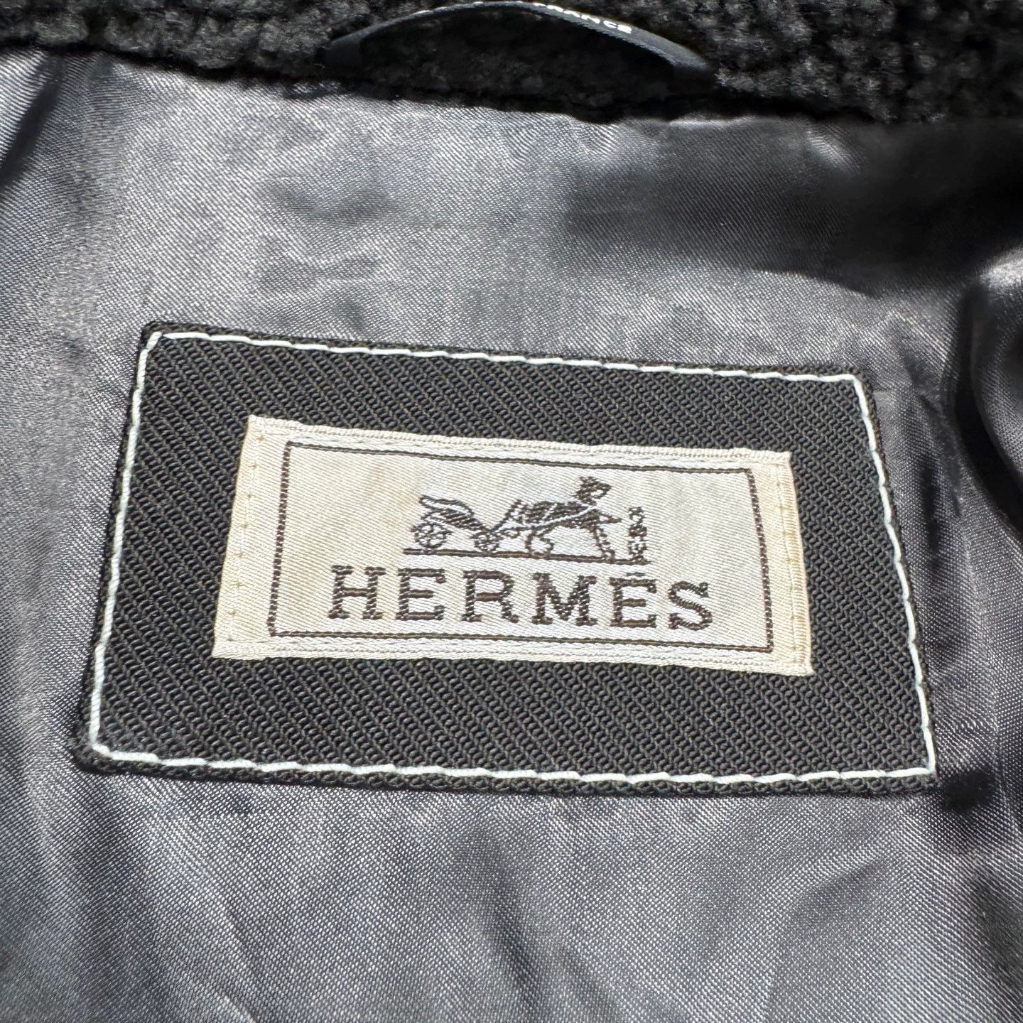 Hermes Hermes Lamb Wool Paneled Jacket 50 Size US M / EU 48-50 / 2 - 2 Thumbnail
