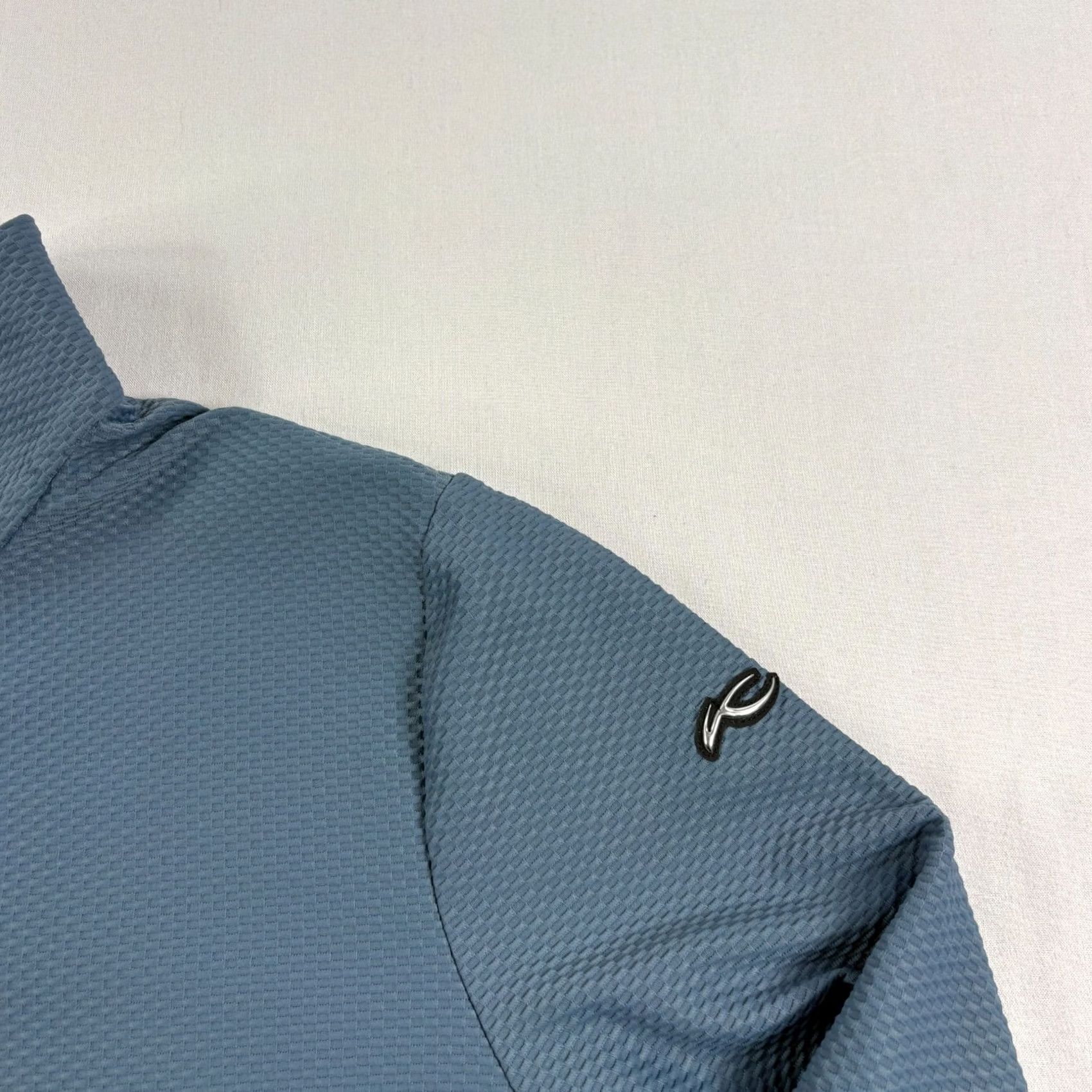 KJUS Kjus Shirt Womens XL Blue Golf Pullover Seoul 1/2 Zip Mock Neck Activewear Casual Pullover Logo Zipper Performance Golf Womens XL Blue Size XL / US 12-14 / IT 48-50 - 2 Thumbnail