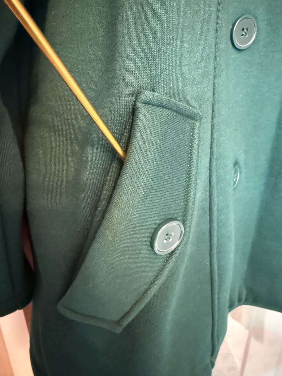 Torrid Torrid Botanical Green Dble Breast Lined Pea Coat Jacket Size XXL / US 16-18 / IT 52-54 - 6 Thumbnail