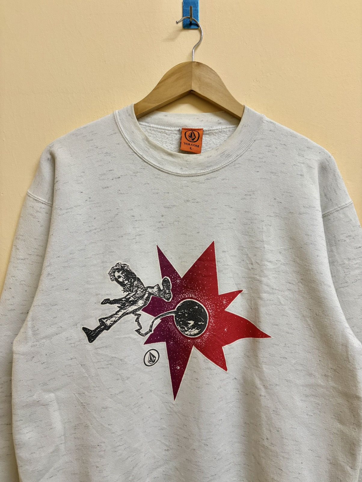Vintage Vintage 90s Rare Volcom Skateboard Sweatshirt Size US L / EU 52-54 / 3 - 2 Thumbnail