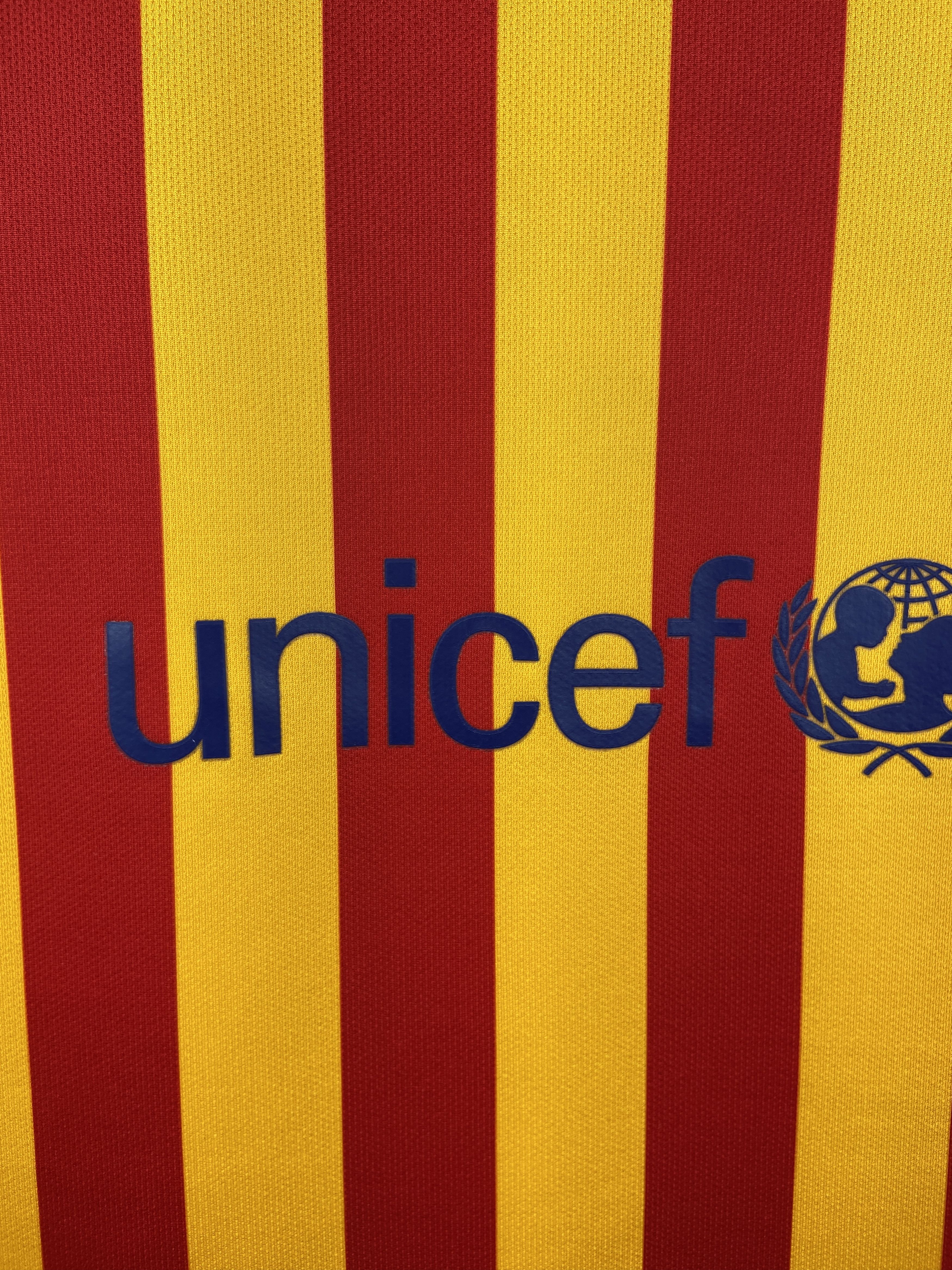 Nike Barcelona 2015 Away Soccer Jersey Football Shirt Size US L / EU 52-54 / 3 - 16 Thumbnail