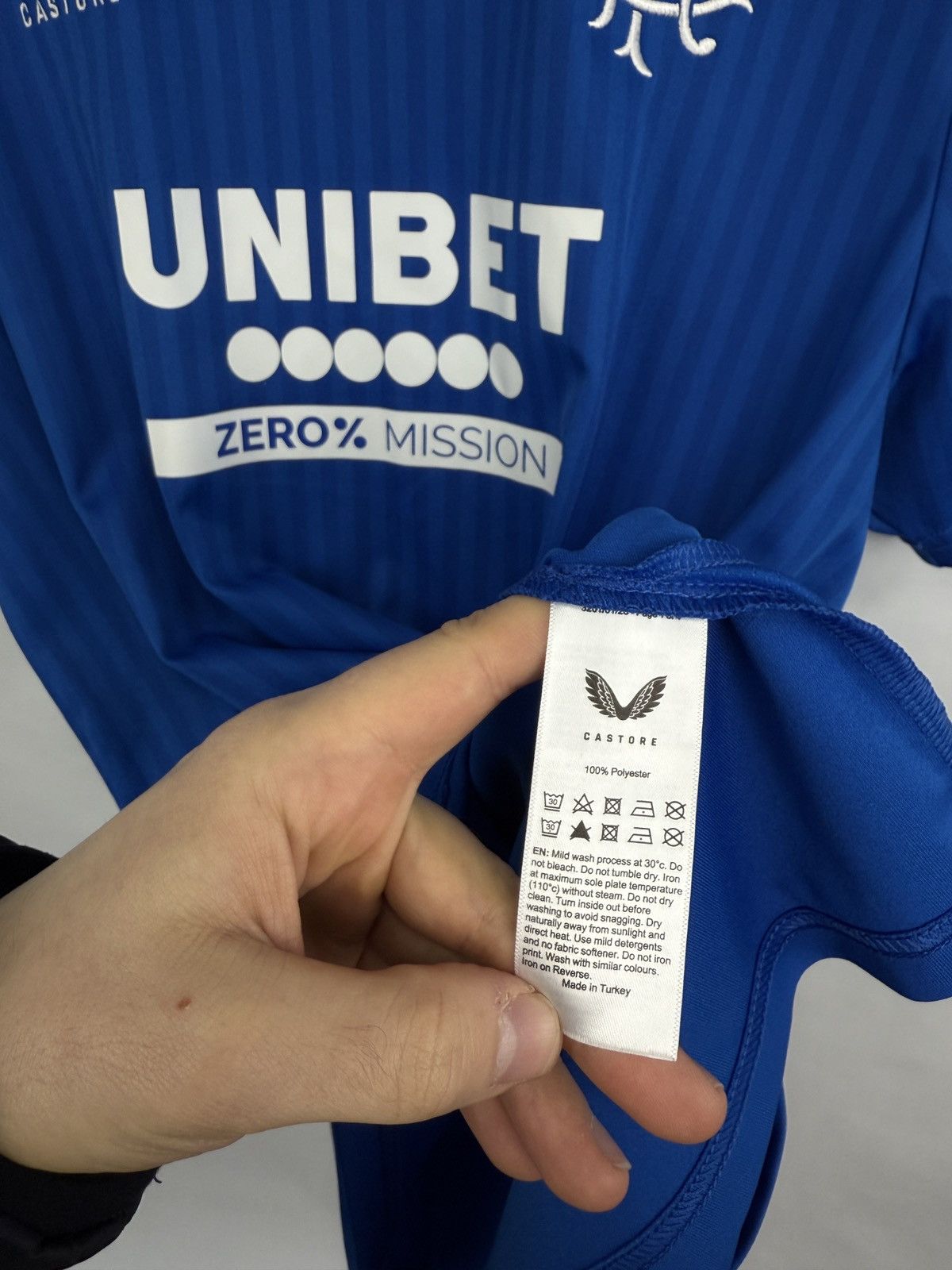 Castore 🏴󠁧󠁢󠁳󠁣󠁴󠁿 Y2K Castore Glasgow Rangers Jersey Blokecore Rare Hype Size US XL / EU 56 / 4 - 8 Thumbnail