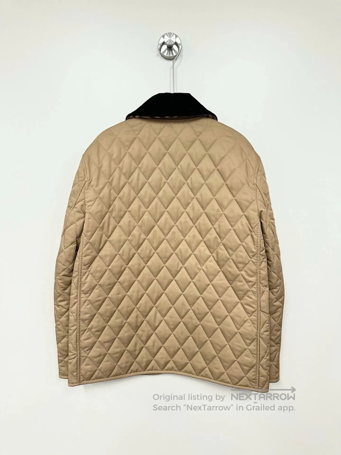 Burberry Burberry Camel Color Patchwork Ribbed Lapel Diamond Quilte Size XS / US 0-2 / IT 36-38 - 2 Thumbnail