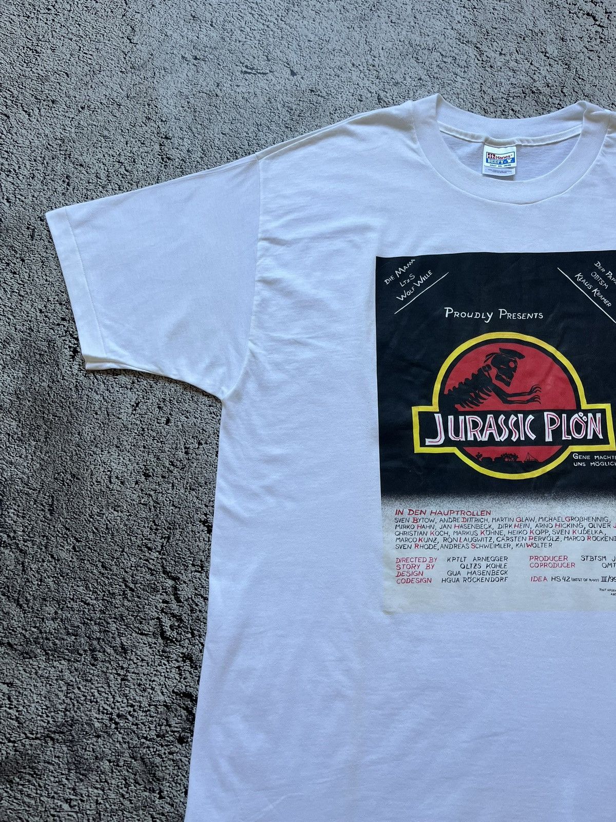 Hanes Hanes Beefy-T Jurassic Plön Graphic T-Shirt Size XXL Size US XXL / EU 58 / 5 - 6 Thumbnail