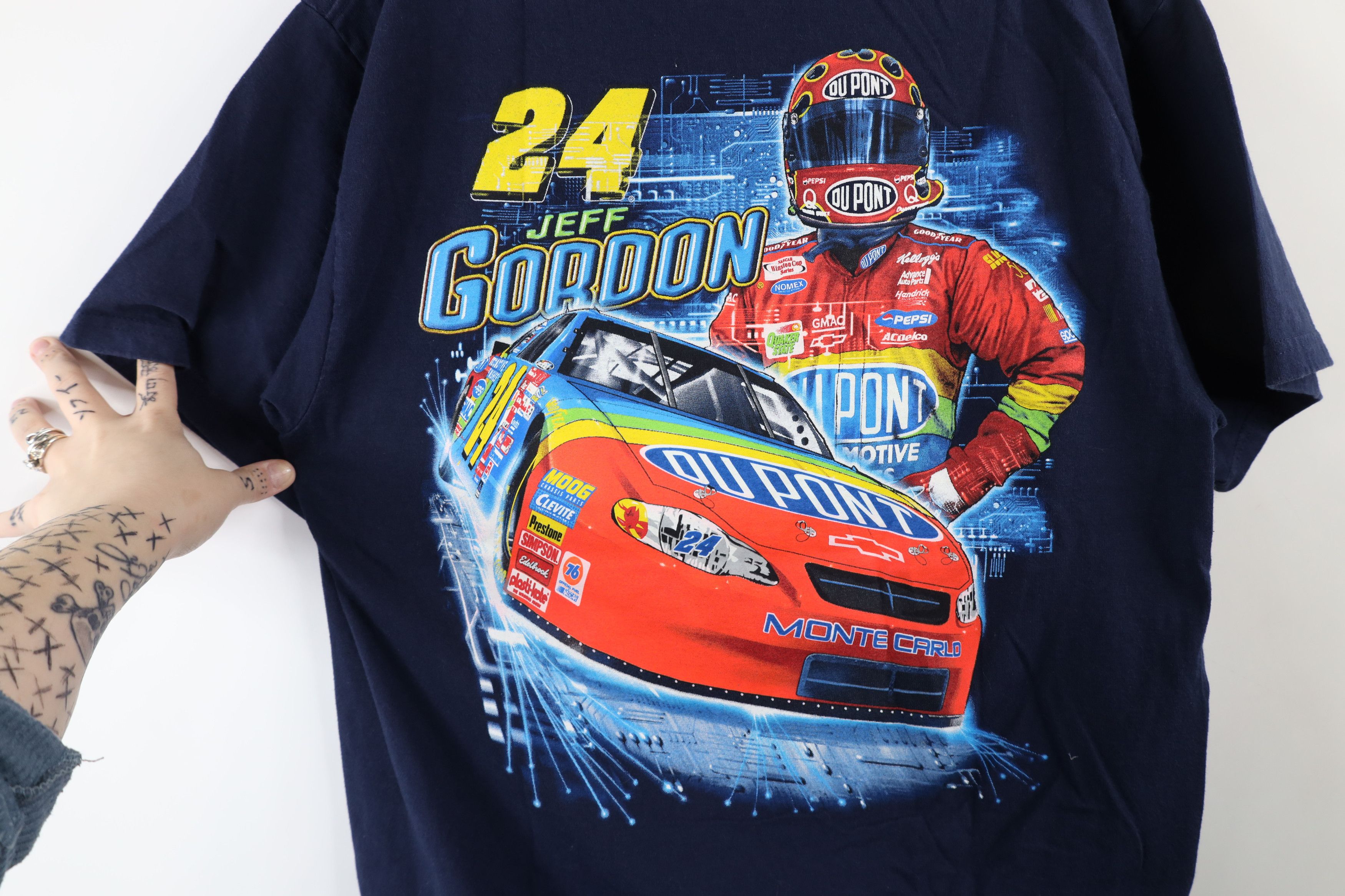 Vintage Vintage Y2K 2000 NASCAR AOP Jeff Gordon Racing T-Shirt Size US M / EU 48-50 / 2 - 10 Thumbnail