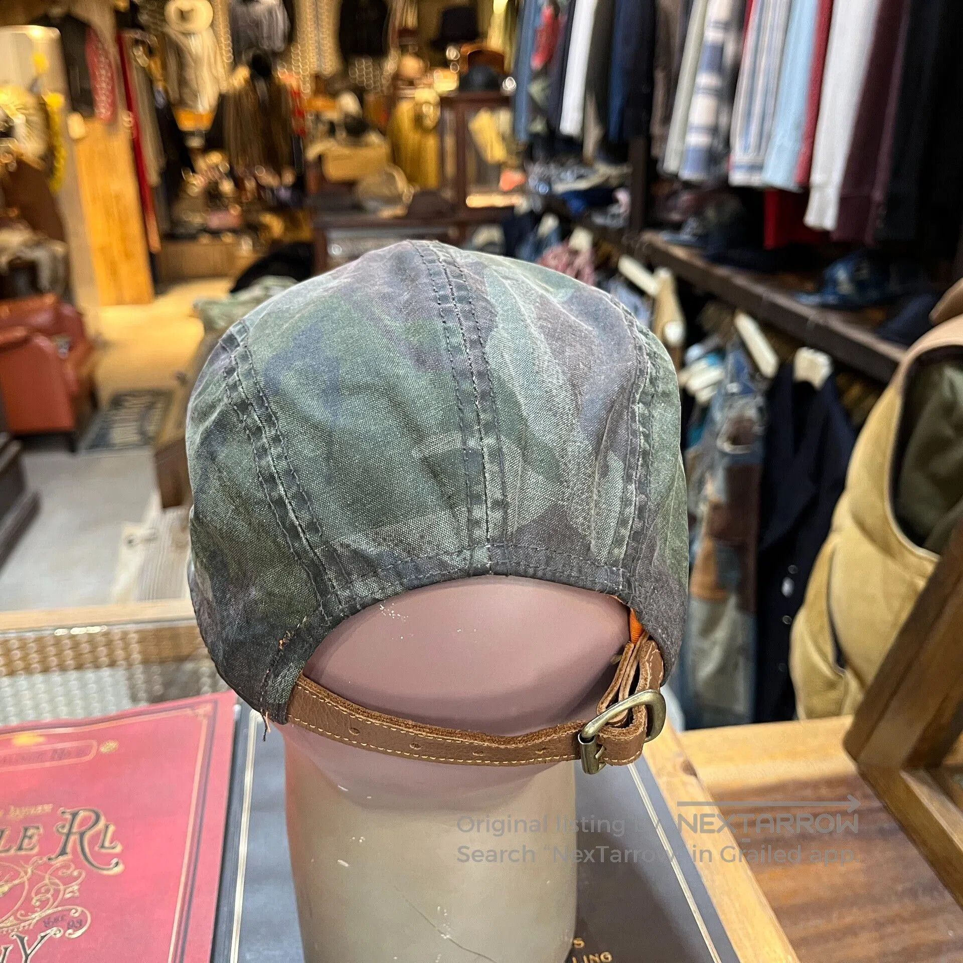 RRL Ralph Lauren Ralph Lauren Vintage Leather Hat. Size ONE SIZE - 2 Thumbnail