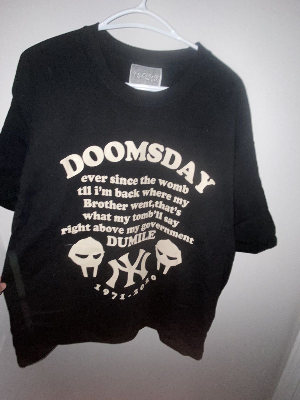 Mf Doom × New York Yankees × Vintage Vintage MF DOOM x NY