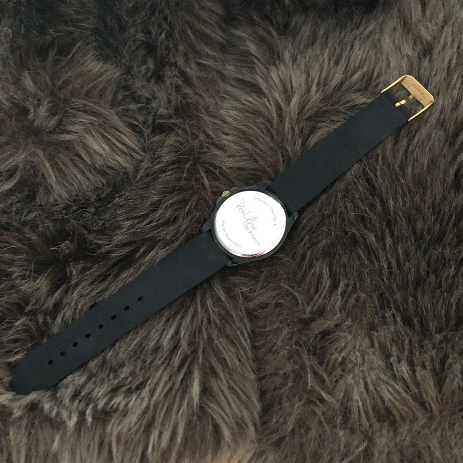 Rihanna Ladies Reb’l Fleur by Rihanna silicone band watch Size ONE SIZE - 6 Thumbnail
