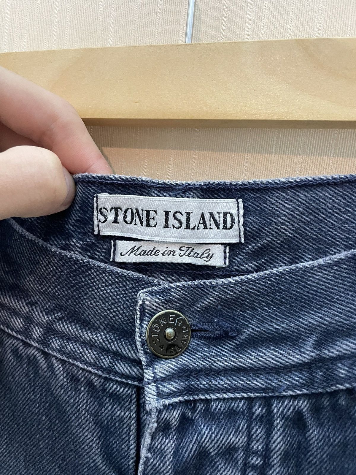 Massimo Osti × Stone Island × Vintage Stone Island Vintage denim jeans 90s Size US 29 - 14 Thumbnail