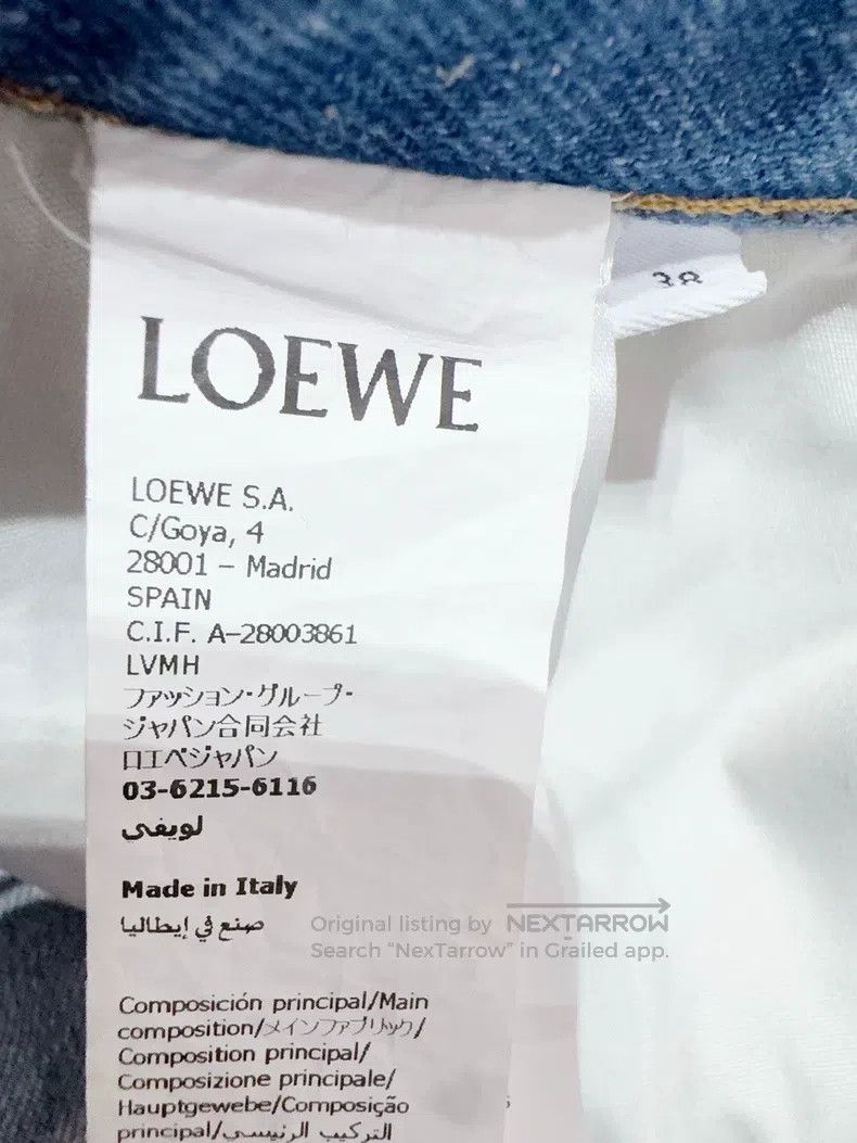 Loewe Loewe Wide Leg Jeans for Early Spring 2025 Size 25" / US 0 / IT 36 - 6 Thumbnail