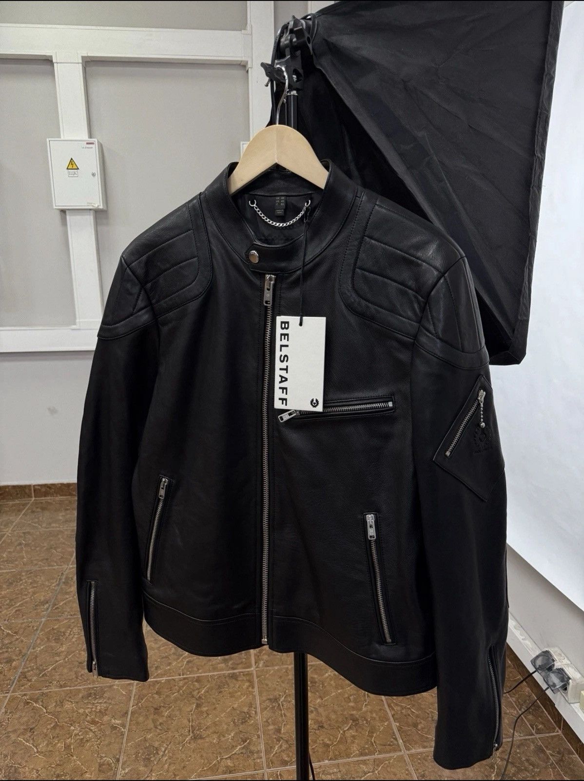 Belstaff ❗️NEW 🇬🇧 Belstaff Lamb Leather Jacket 104761 T Racer Size US M / EU 48-50 / 2 - 1 Thumbnail