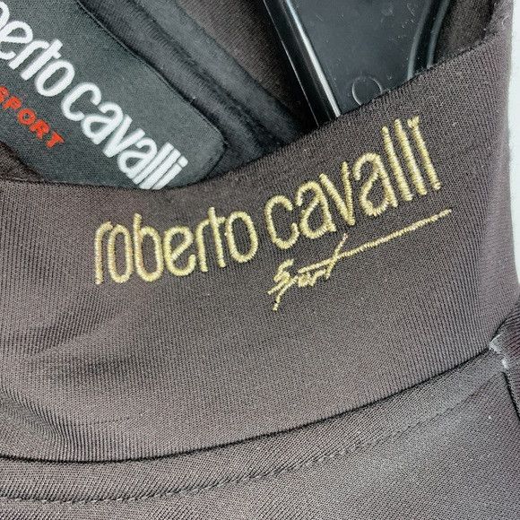 Roberto Cavalli Roberto Cavalli Sport Zip-Up Track Jacket in Black Size US XL / EU 56 / 4 - 8 Thumbnail