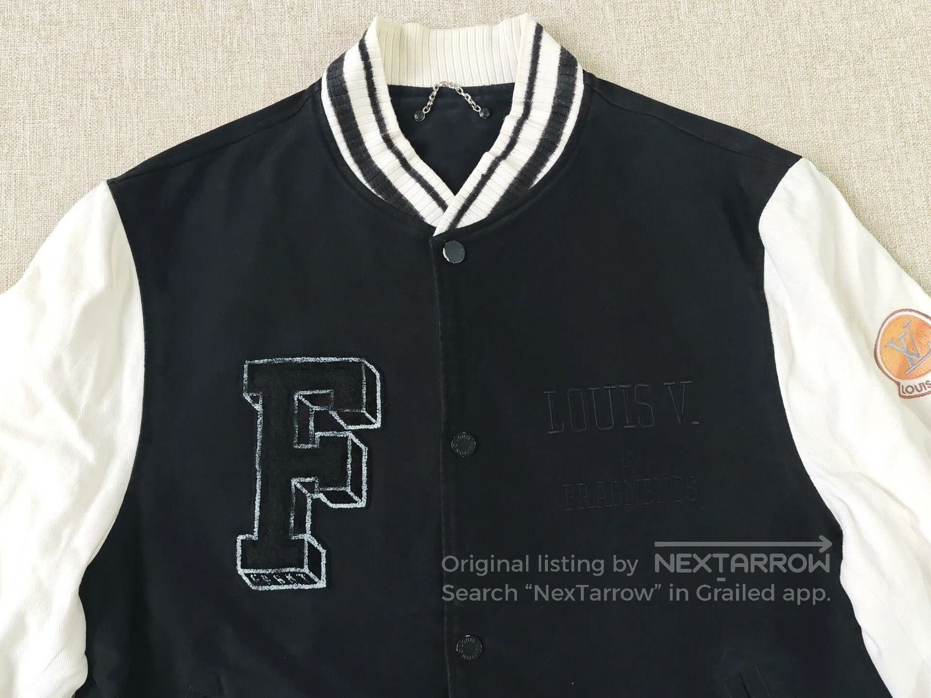 Louis Vuitton Louis Vuitton x Hiroshi Fujiwara Baseball Jacket. Size US L / EU 52-54 / 3 - 2 Thumbnail
