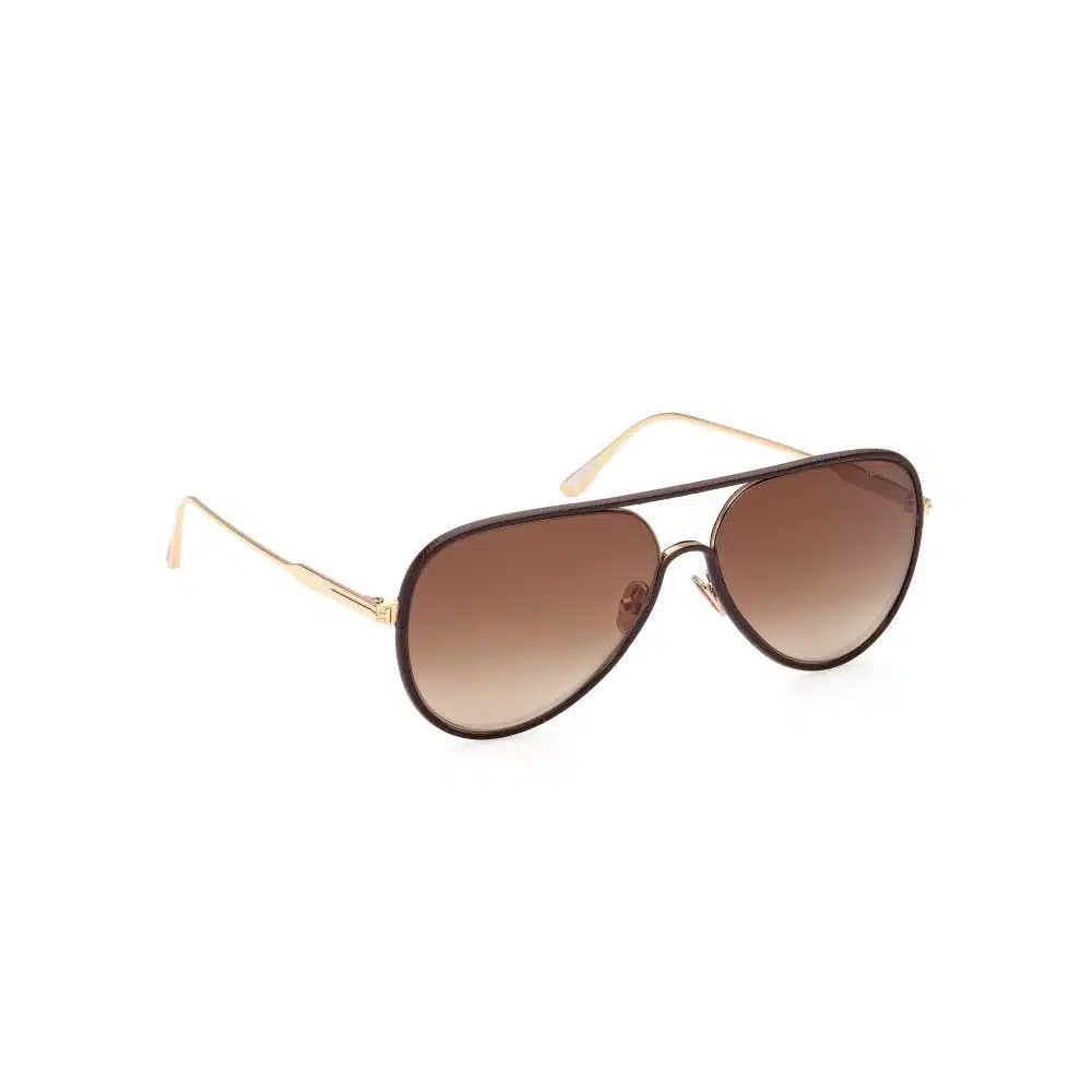 Tom Ford o1sndg1125 FT1016 Size: OS / Jessie-02 Sunglasses Brown/Gold Size ONE SIZE - 7 Thumbnail