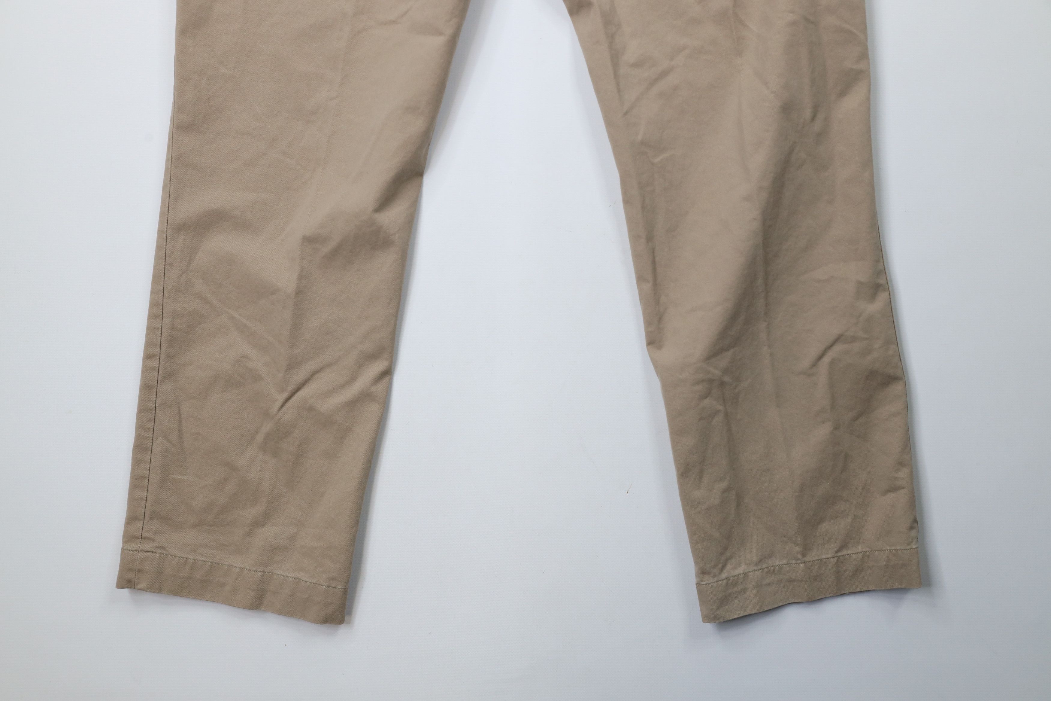 Ralph Lauren × Vintage Vintage Ralph Lauren Stretch Wide Leg Chino Pants Beige Size US 36 / EU 52 - 12 Thumbnail