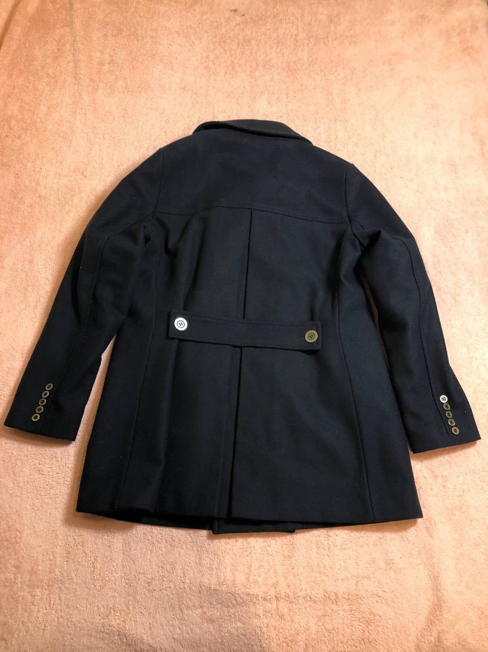 Burberry Thomas Burberrys Coat Navy Wool Double Breasted Size US XL / EU 56 / 4 - 6 Thumbnail
