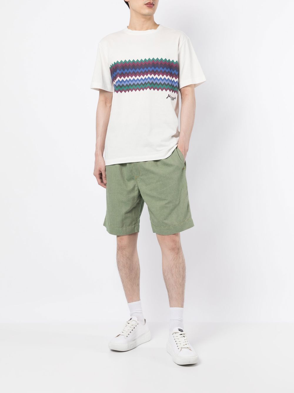 Missoni o1y0225 Logo Crewneck T-Shirt in Multicolor Size US S / EU 44-46 / 1 - 3 Thumbnail