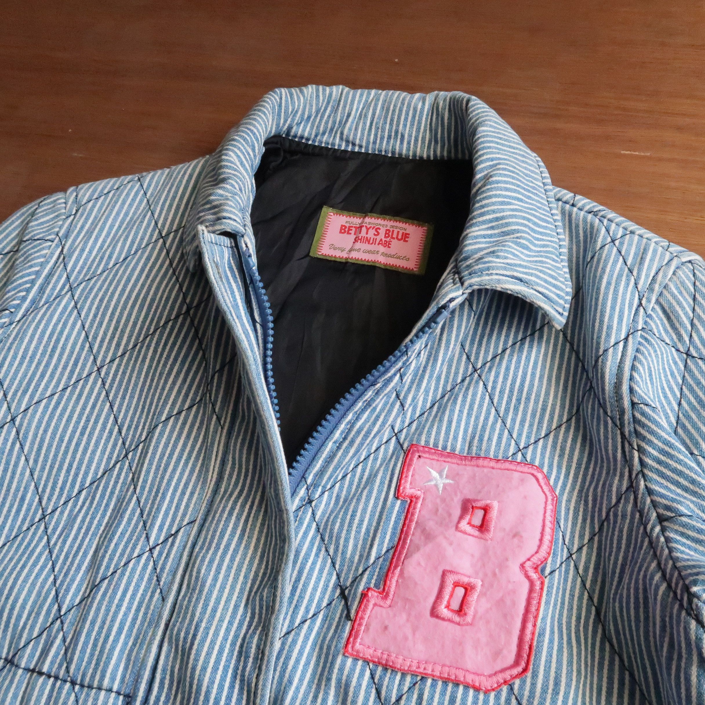 Japanese Brand 1990s Bettys Blue Japan Baseball Wabash Jacket Size US S / EU 44-46 / 1 - 5 Thumbnail