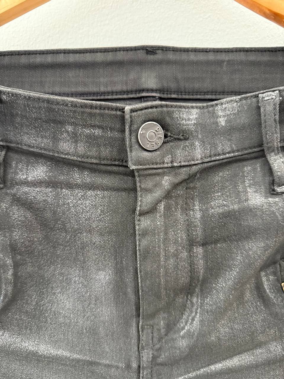 Diesel Diesel Jeans Biker Style Slim-Skinny Black Y2k Size US 32 / EU 48 - 4 Thumbnail