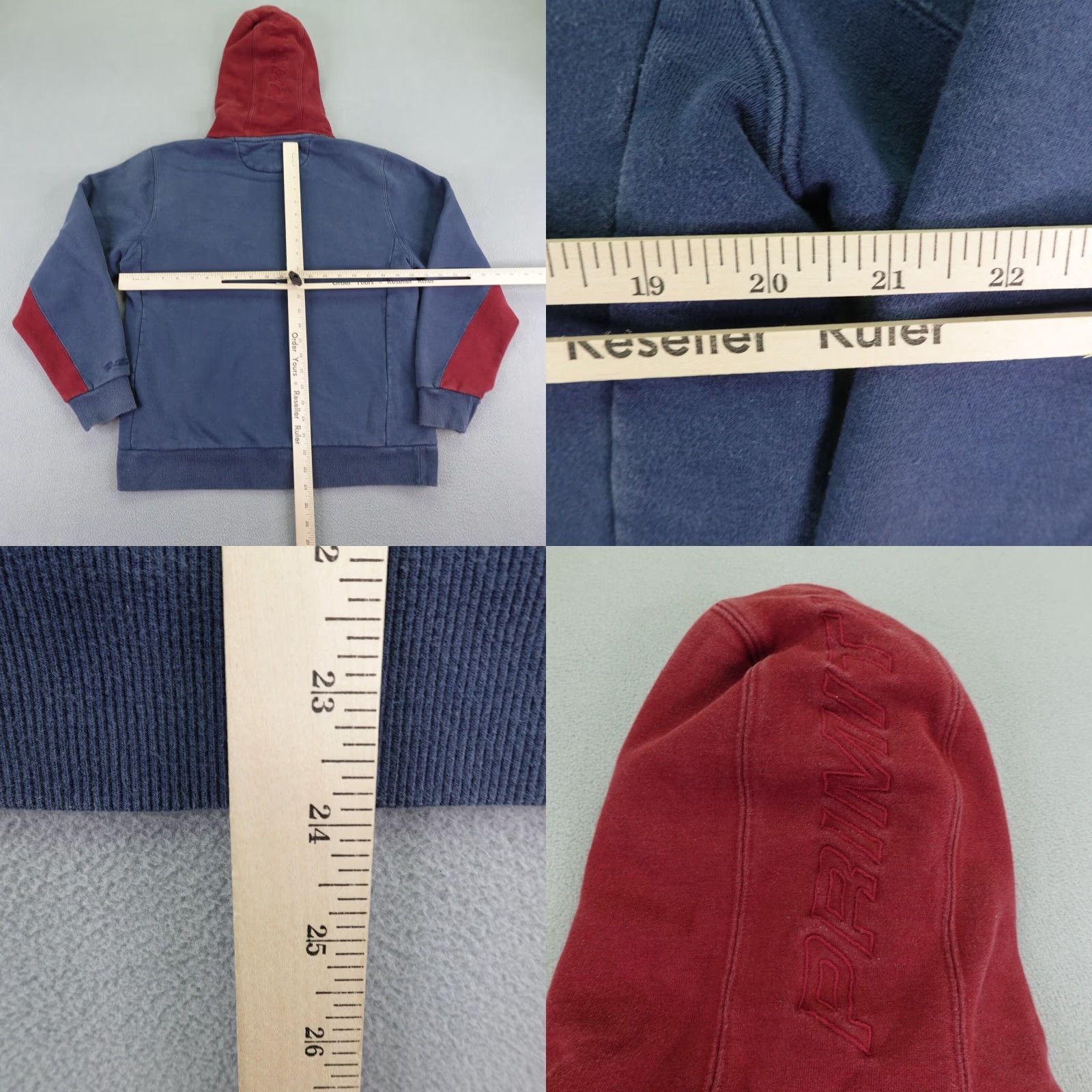 Primitive Primitive Hoodie Men Medium Blue Red Pullover Sweatshirt Skaterboarding Skater Size US M / EU 48-50 / 2 - 8 Thumbnail