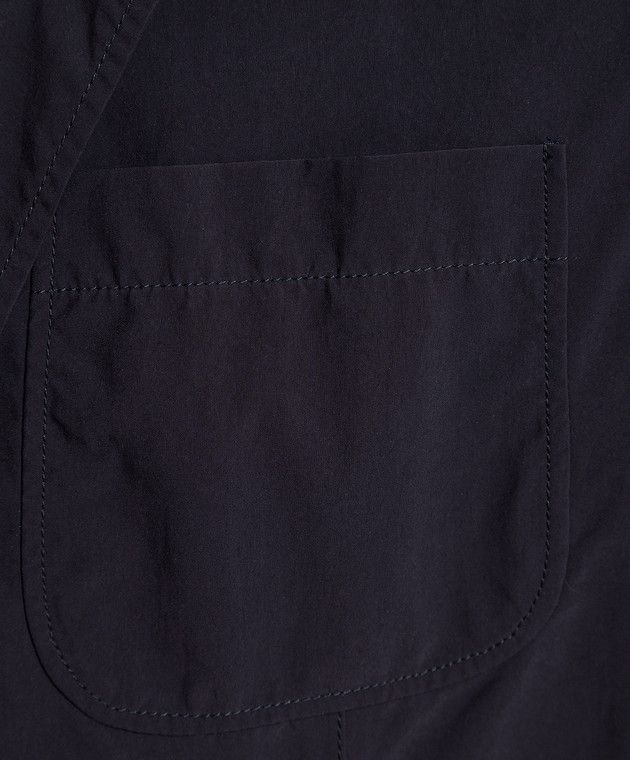 Brunello Cucinelli o1y0526 Single-breasted Blazer in Midnight Blue Size US M / EU 48-50 / 2 - 5 Thumbnail
